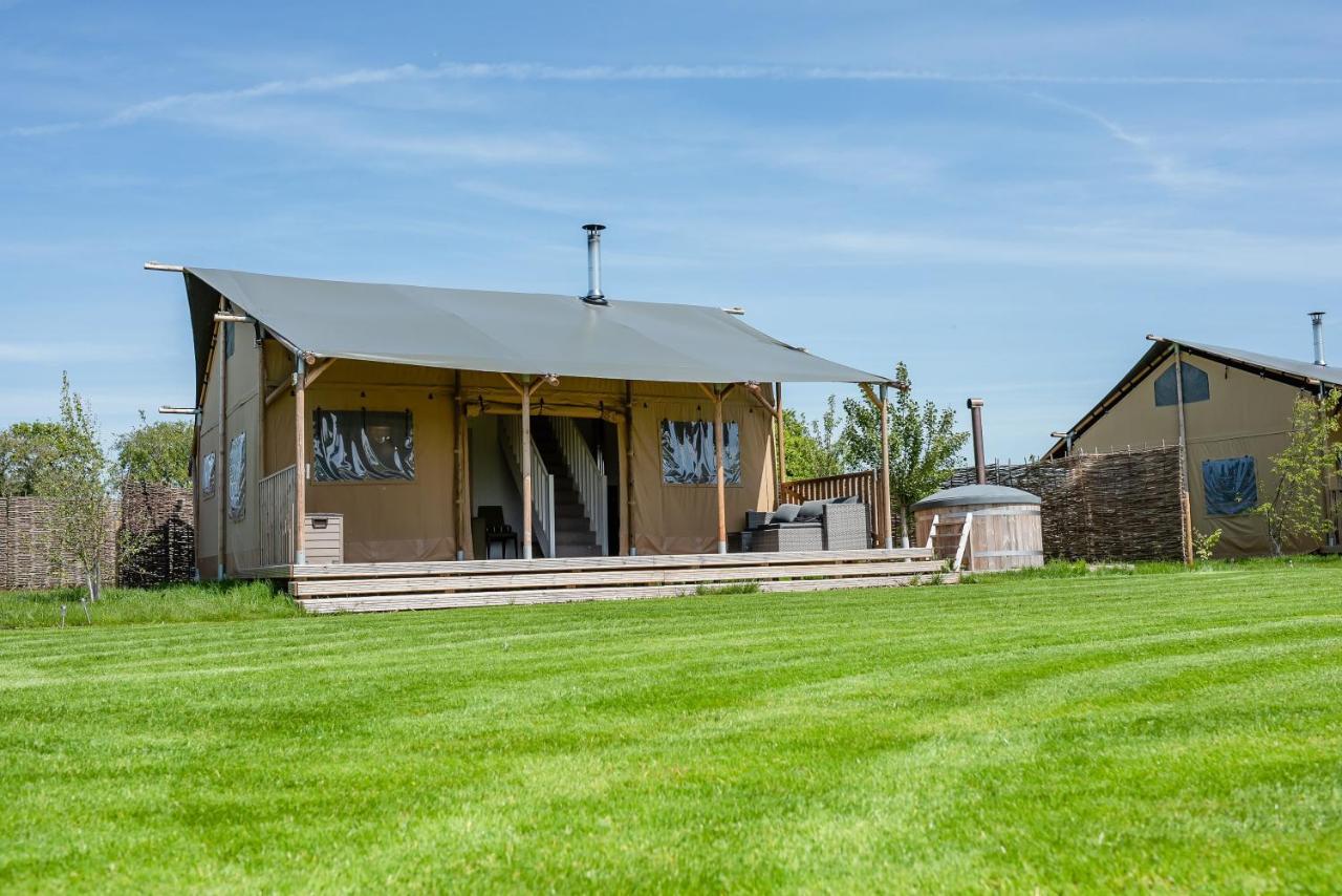 Hencote Vineyard Glamping Village Shrewsbury Exterior foto